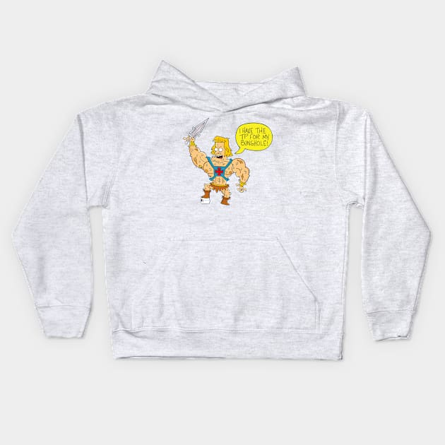 Beavis and the Masters of the Toilet Paper Kids Hoodie by Crockpot